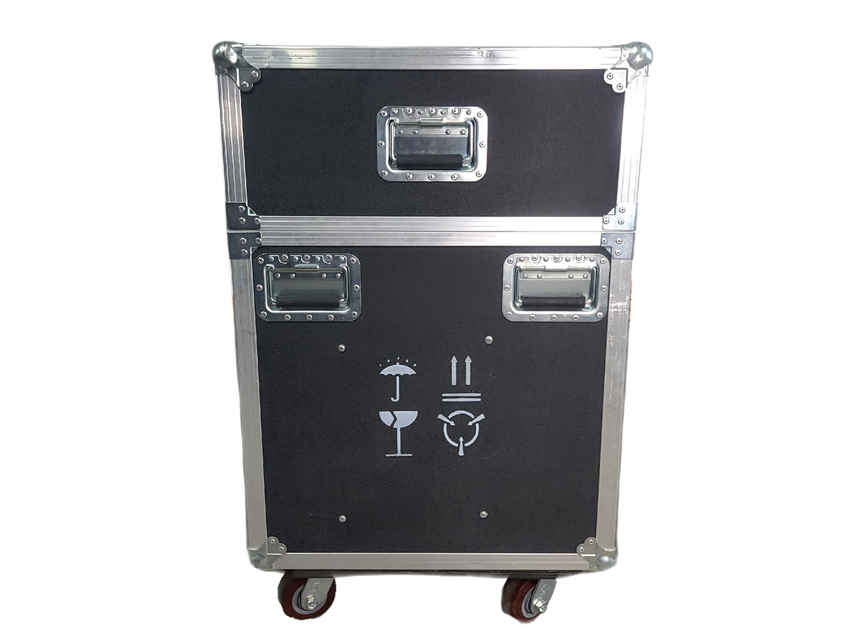 53x23x33 Pak-Rite Custom Monitor Case Holds (2) Monitors