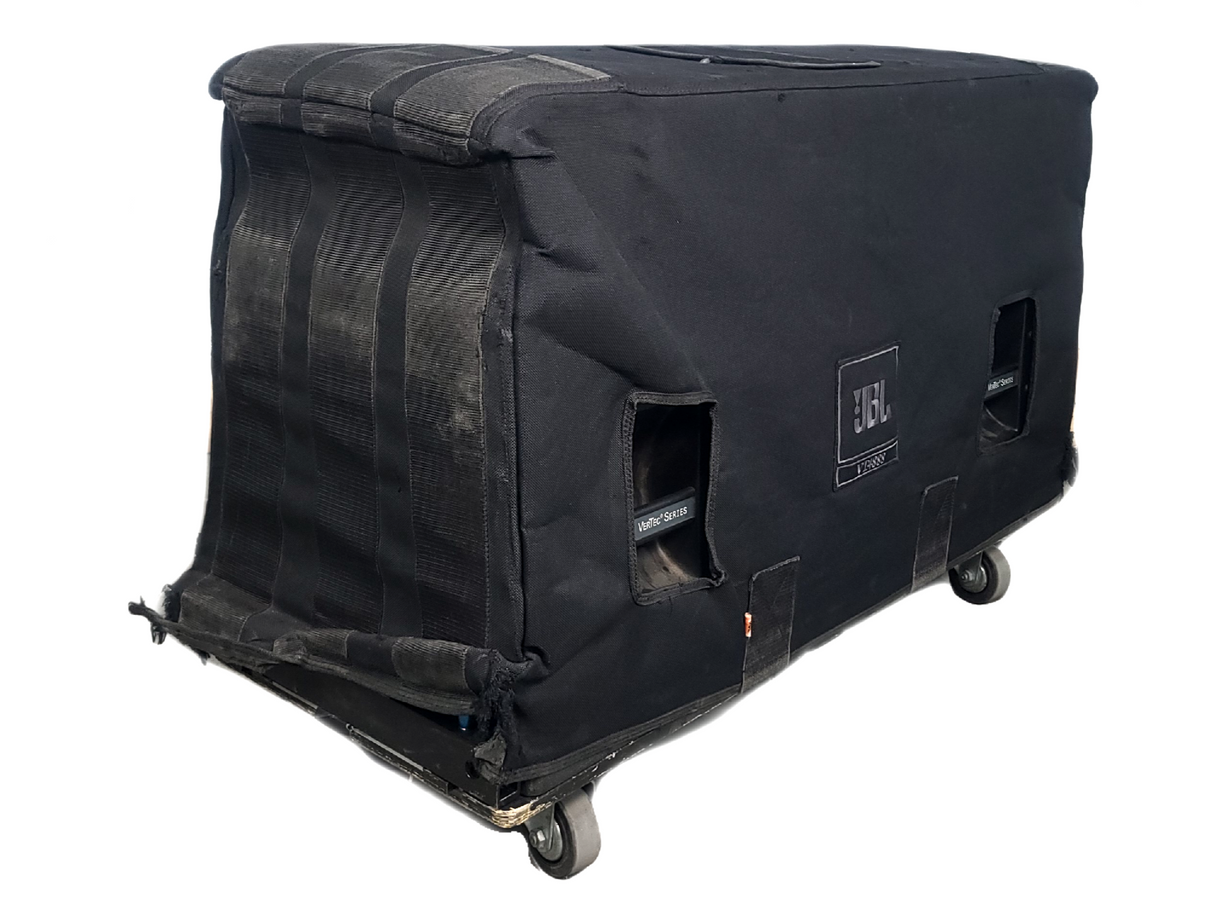 JBL VT4888 VerTec Series 3-Way Passive Line Array Speaker w/ Wheeled Dolly and Soft Cover