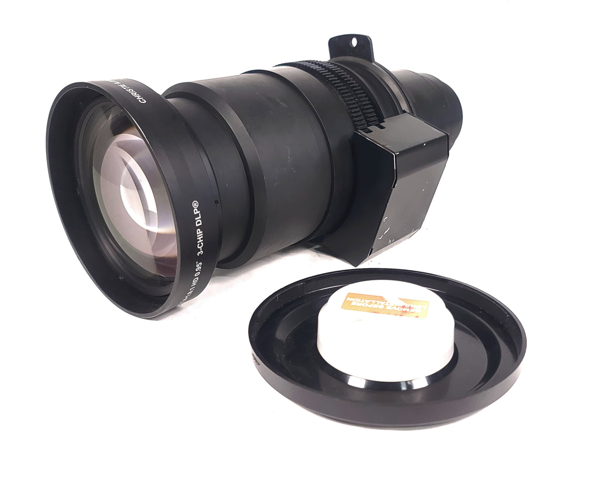 Christie 118-100112-XX ILS 3-Chip DLP Projector Lens, 1.5-2.0:1 SX+ / 1.4-1.8:1 HD .95"