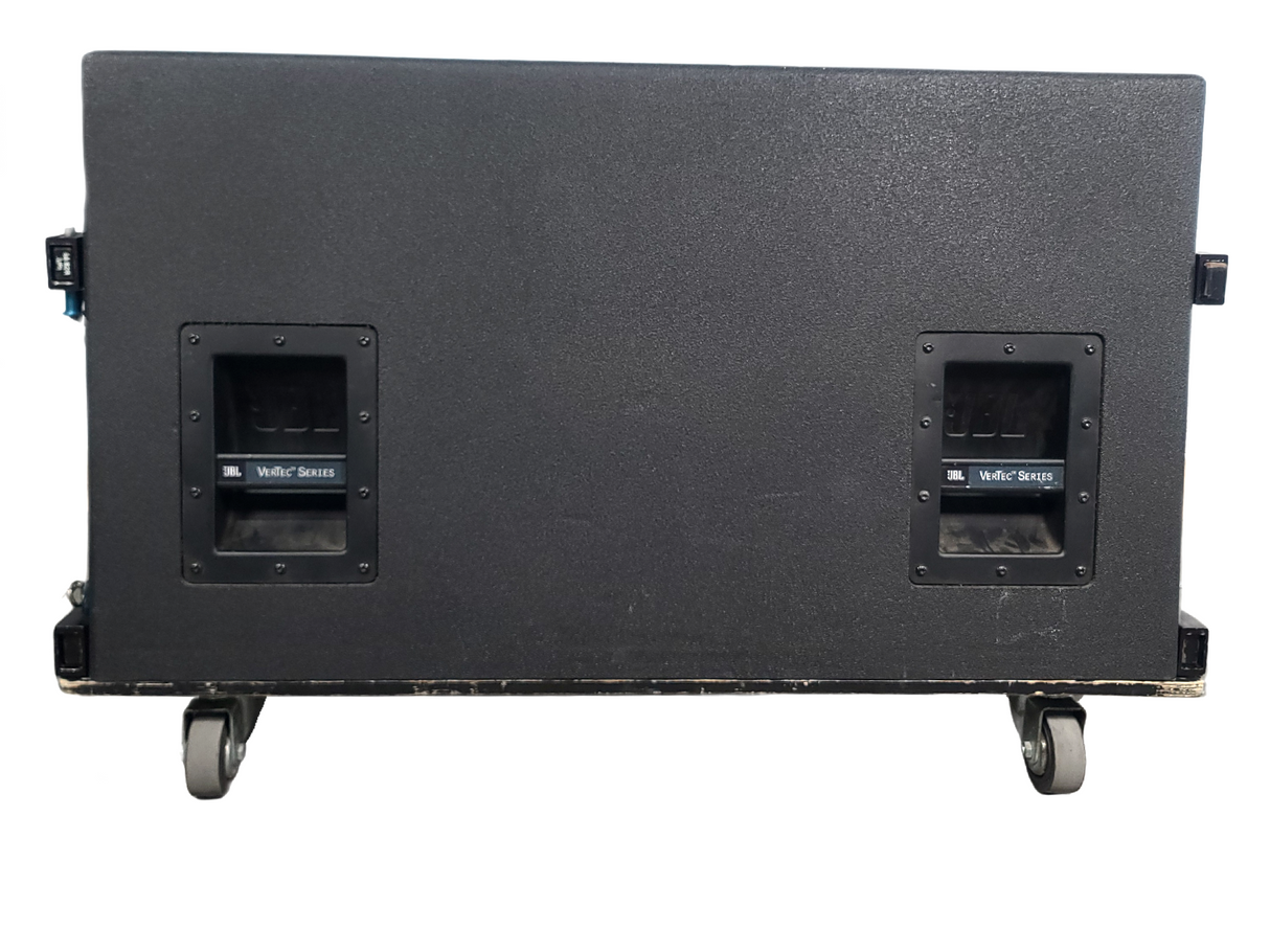 JBL VT4888 VerTec Series 3-Way Passive Line Array Speaker w/ Wheeled Dolly and Soft Cover