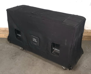 JBL VT4888 VerTec Series 3-Way Passive Line Array Speaker w/ Wheeled Dolly and Soft Cover