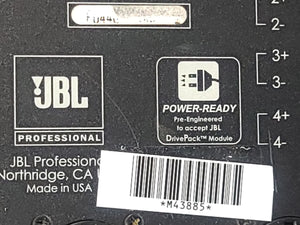 JBL VT4888 VerTec Series 3-Way Passive Line Array Speaker w/ Wheeled Dolly and Soft Cover