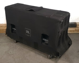 JBL VT4888 VerTec Series 3-Way Passive Line Array Speaker w/ Wheeled Dolly and Soft Cover