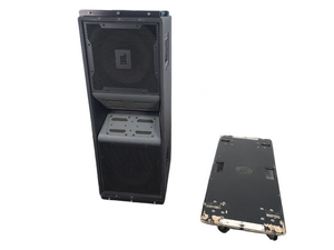 JBL VT4888 VerTec Series 3-Way Passive Line Array Speaker w/ Wheeled Dolly and Soft Cover