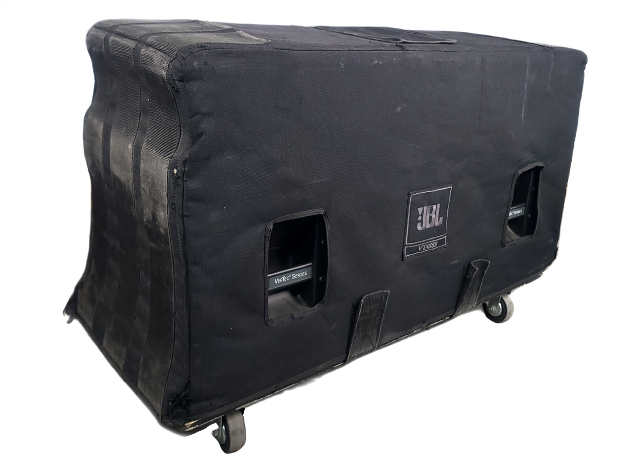 JBL VT4888 VerTec Series 3-Way Passive Line Array Speaker w/ Wheeled Dolly and Soft Cover