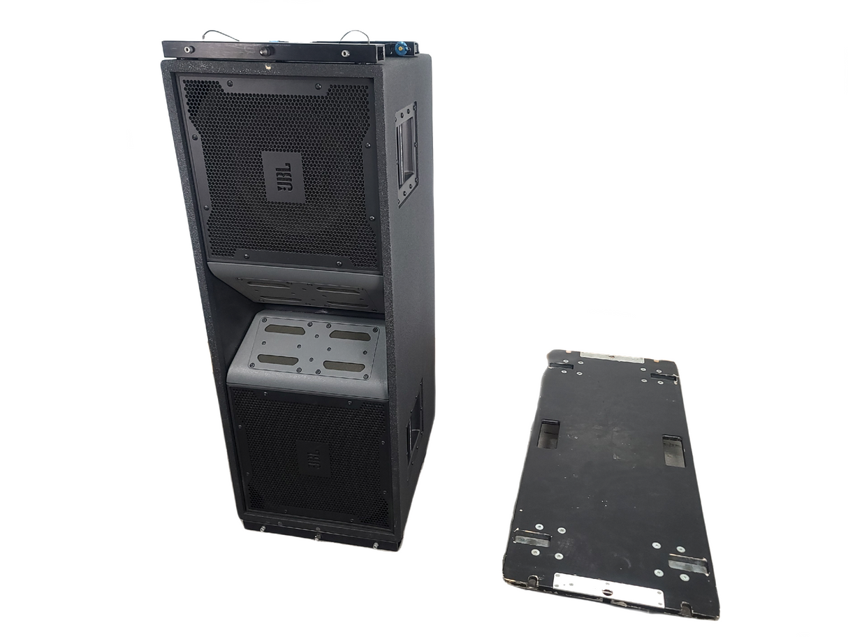JBL VT4888 VerTec Series 3-Way Passive Line Array Speaker w/ Wheeled Dolly and Soft Cover