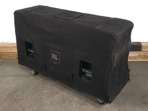 JBL VT4888 VerTec Series 3-Way Passive Line Array Speaker w/ Wheeled Dolly and Soft Cover