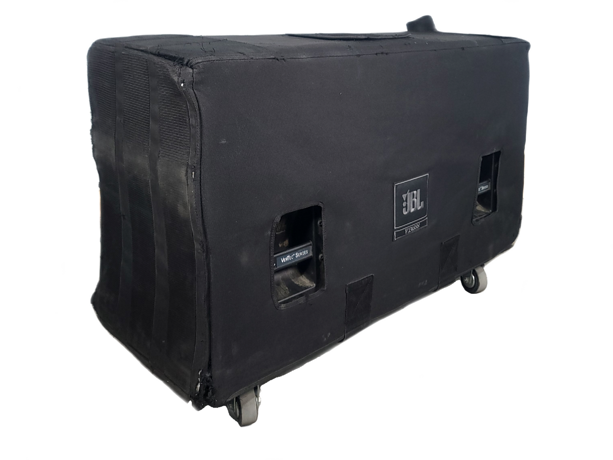 JBL VT4888 VerTec Series 3-Way Passive Line Array Speaker w/ Wheeled Dolly and Soft Cover