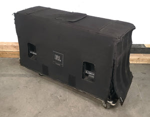 JBL VT4888 VerTec Series 3-Way Passive Line Array Speaker w/ Wheeled Dolly and Soft Cover