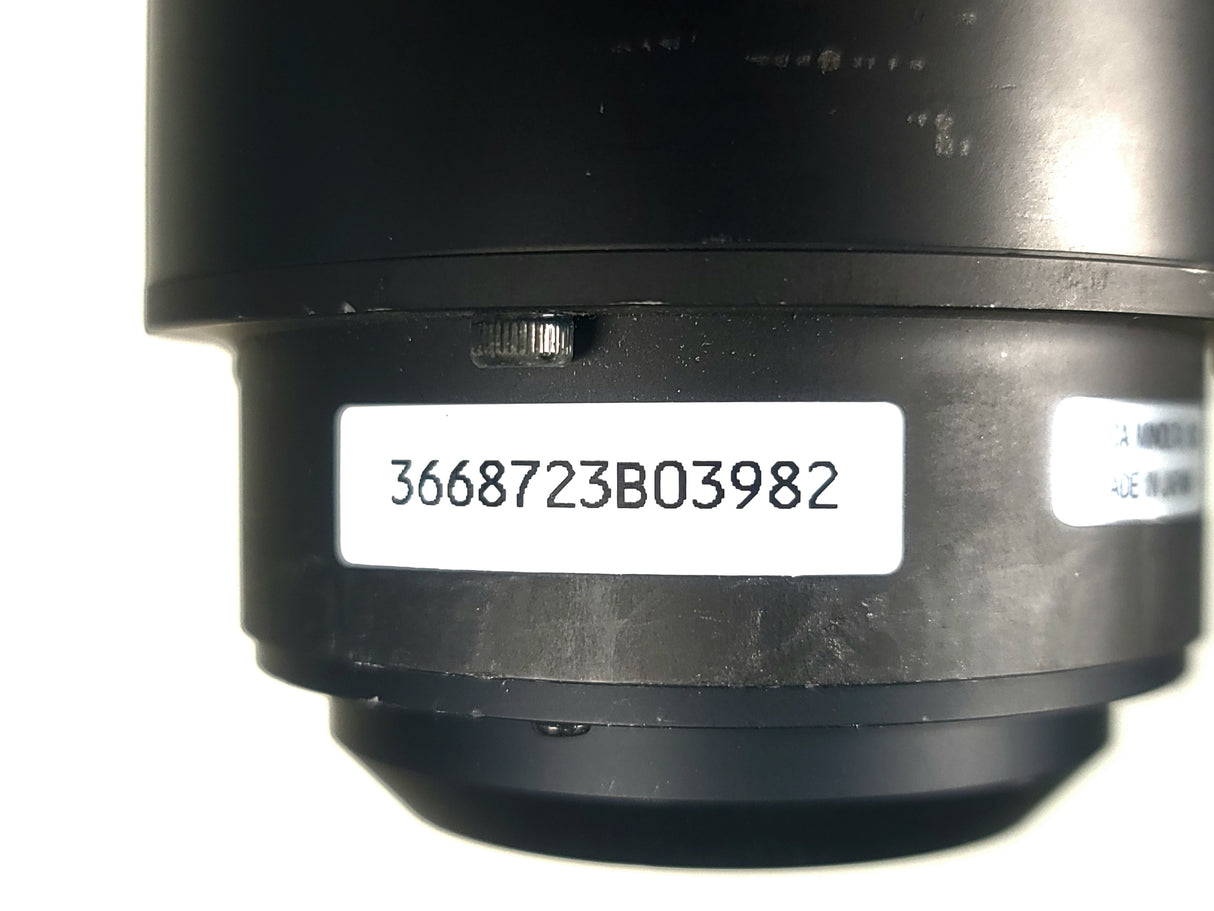 Christie 118-100110-XX ILS 3-Chip DLP Fixed Projector Lens, 0.73:1 SX+/ 0.67:1 HD 0.95" In Hard Carry Case