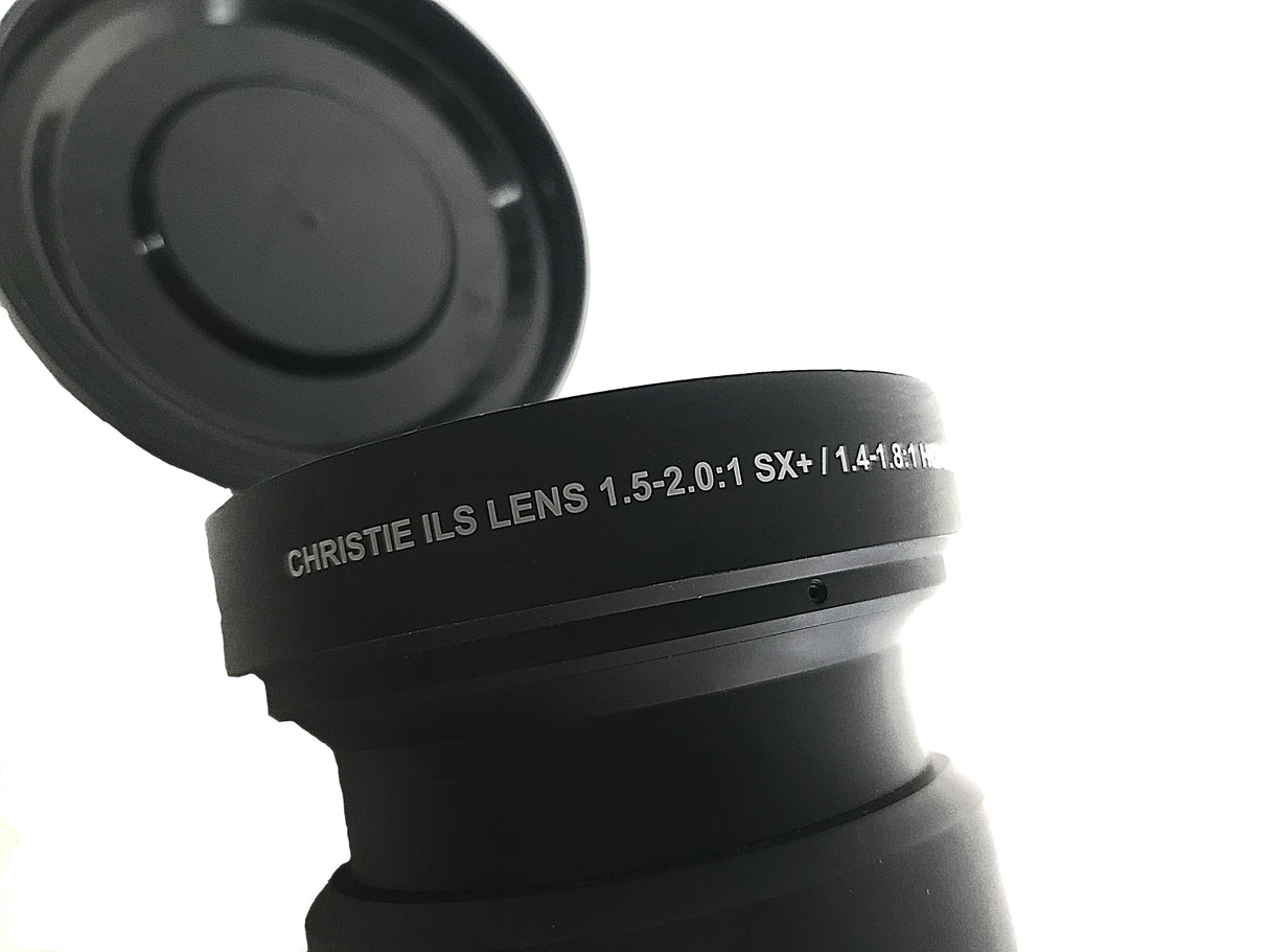Christie 118-100112-XX ILS 3-Chip DLP Projector Lens, 1.5-2.0:1 SX+ / 1.4-1.8:1 HD .95"
