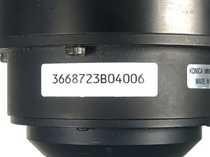 Christie 118-100110-XX ILS 3-Chip DLP Fixed Projector Lens, 0.73:1 SX+/ 0.67:1 HD 0.95" In Hard Carry Case