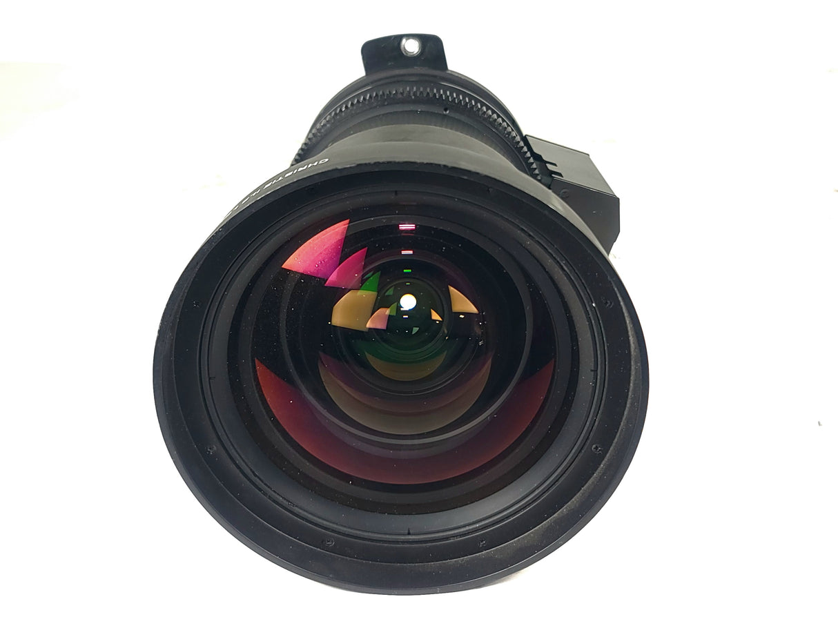 Christie 118-100110-XX ILS 3-Chip DLP Fixed Projector Lens, 0.73:1 SX+/ 0.67:1 HD 0.95" In Hard Carry Case