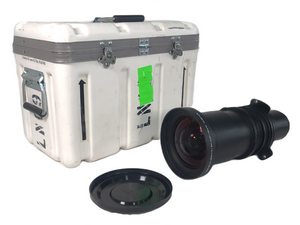 Christie 118-100110-XX ILS 3-Chip DLP Fixed Projector Lens, 0.73:1 SX+/ 0.67:1 HD 0.95" In Hard Carry Case