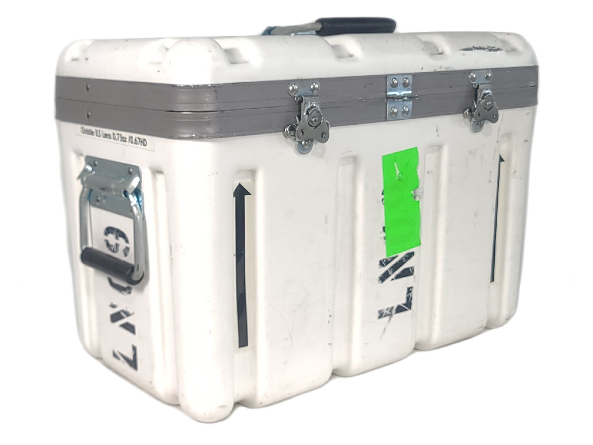 Christie 118-100110-XX ILS 3-Chip DLP Fixed Projector Lens, 0.73:1 SX+/ 0.67:1 HD 0.95" In Hard Carry Case