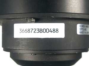 Christie 118-100110-XX ILS 3-Chip DLP Fixed Projector Lens, 0.73:1 SX+/ 0.67:1 HD 0.95" In Hard Carry Case