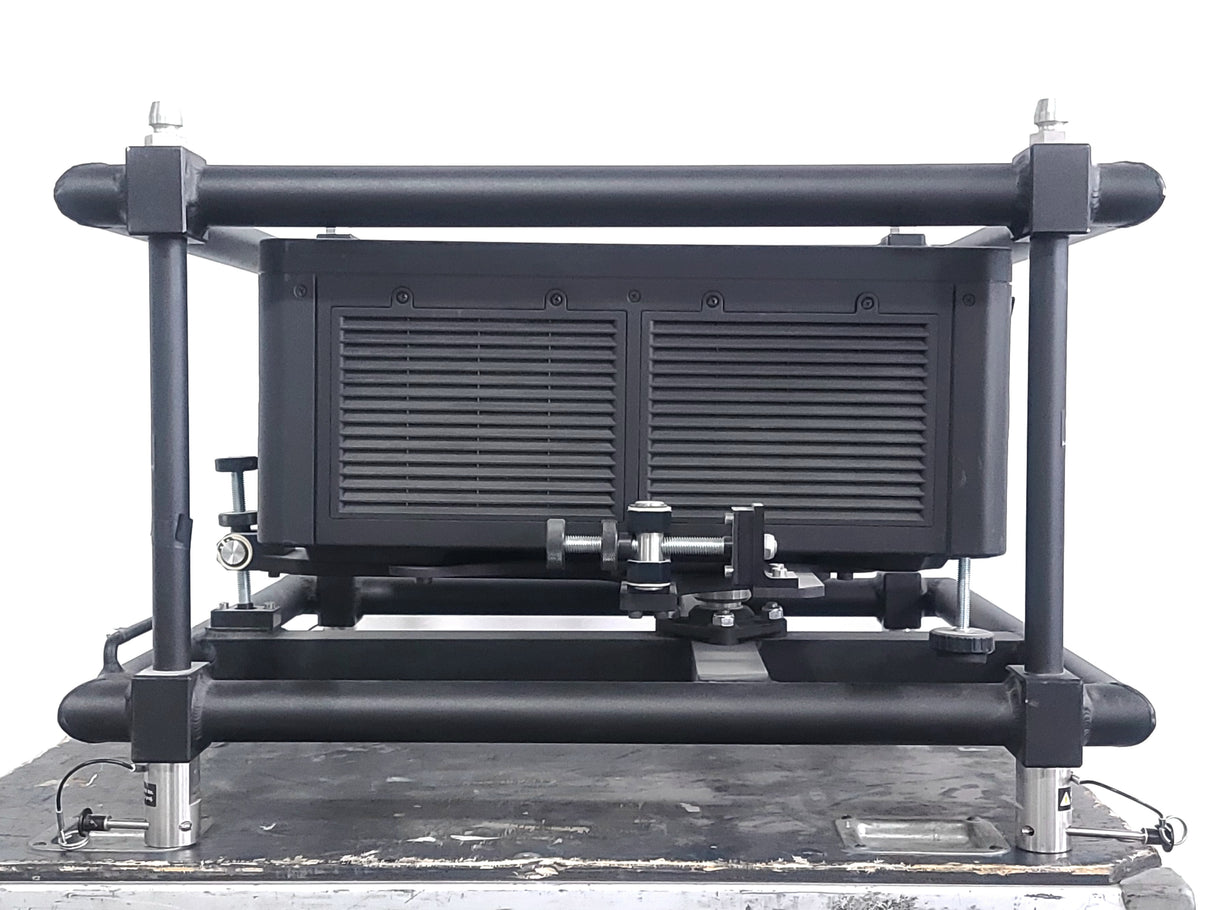 Christie HD6K-M 6,600 Lumens 1080P HD Conference Room Projector (Lamp Hours 1248 & 1248) [NO LENSES] in Wheeled Road Case