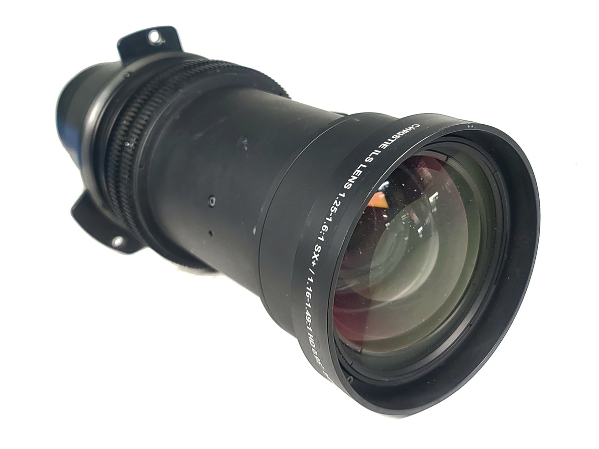 Christie 118-100111-XX ILS 3-Chip DLP Projector Lens, 1.25-1.6:1 SX+/ 1.16-1.49:1 HD 0.95" In Hard Carry Case