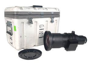 Christie 118-100110-XX ILS 3-Chip DLP Fixed Projector Lens, 0.73:1 SX+/ 0.67:1 HD 0.95" In Hard Carry Case