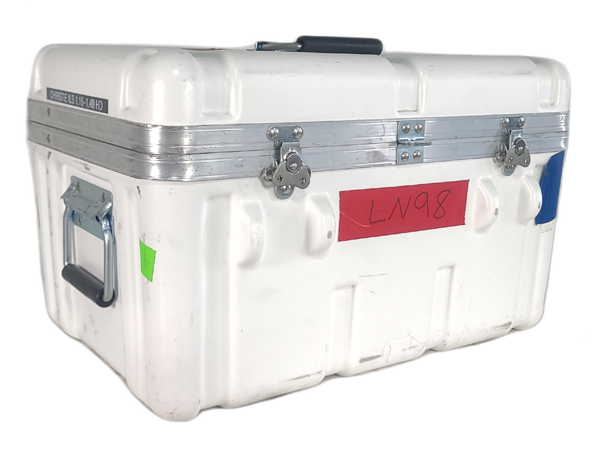 Christie 118-100111-XX ILS 3-Chip DLP Projector Lens, 1.25-1.6:1 SX+/ 1.16-1.49:1 HD 0.95" In Hard Carry Case