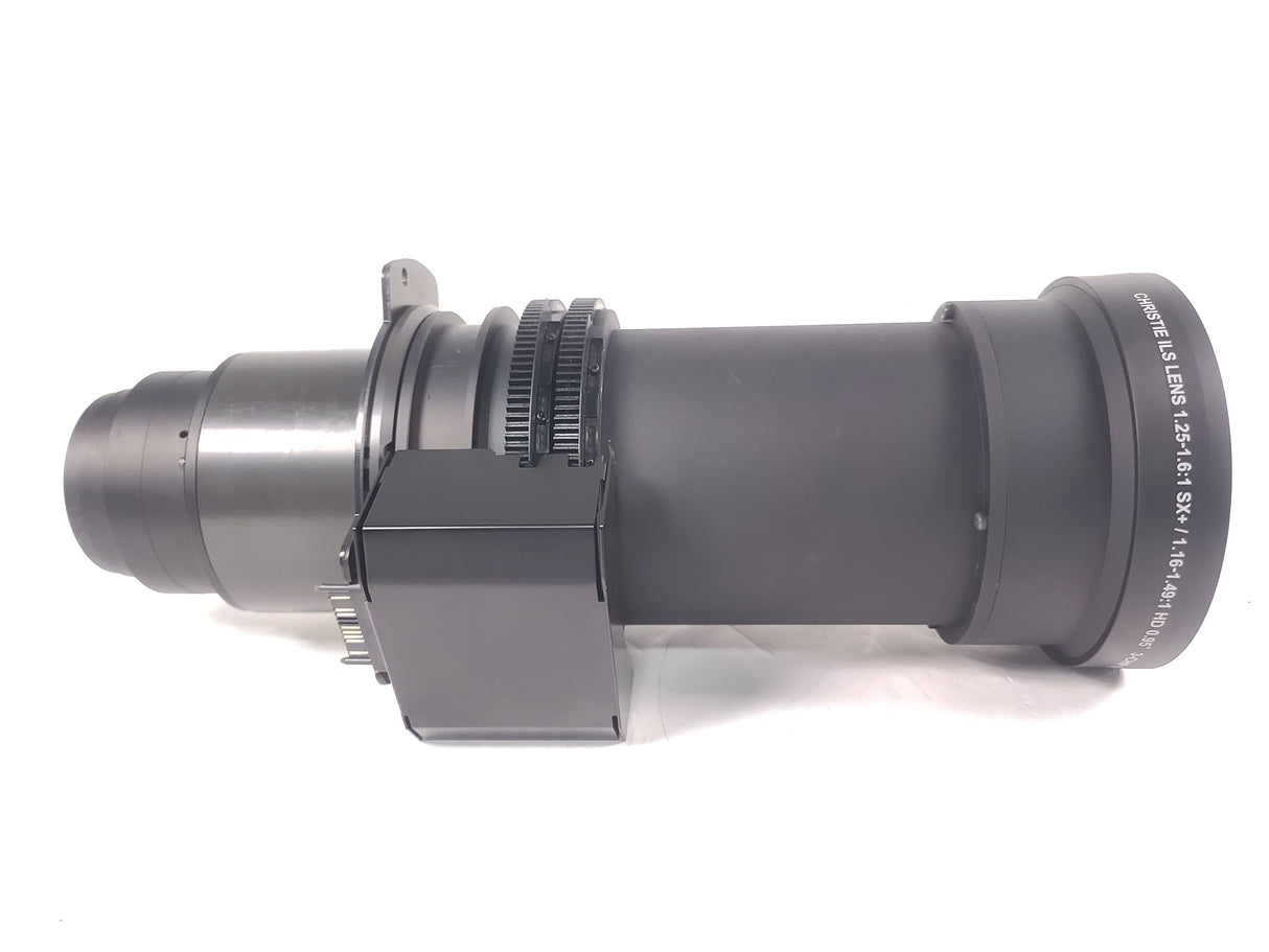 Christie 118-100111-XX ILS 3-Chip DLP Projector Lens, 1.25-1.6:1 SX+/ 1.16-1.49:1 HD 0.95" In Hard Carry Case