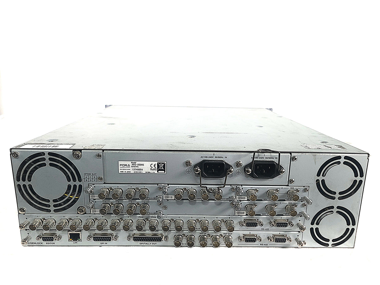 For.A HVS-350U Digital Video Switcher Board w/ For.A HVS-350HS Digital Video Switcher