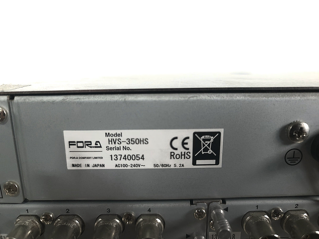 For.A HVS-350U Digital Video Switcher Board w/ For.A HVS-350HS Digital Video Switcher