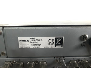 For.A HVS-350U Digital Video Switcher Board w/ For.A HVS-350HS Digital Video Switcher