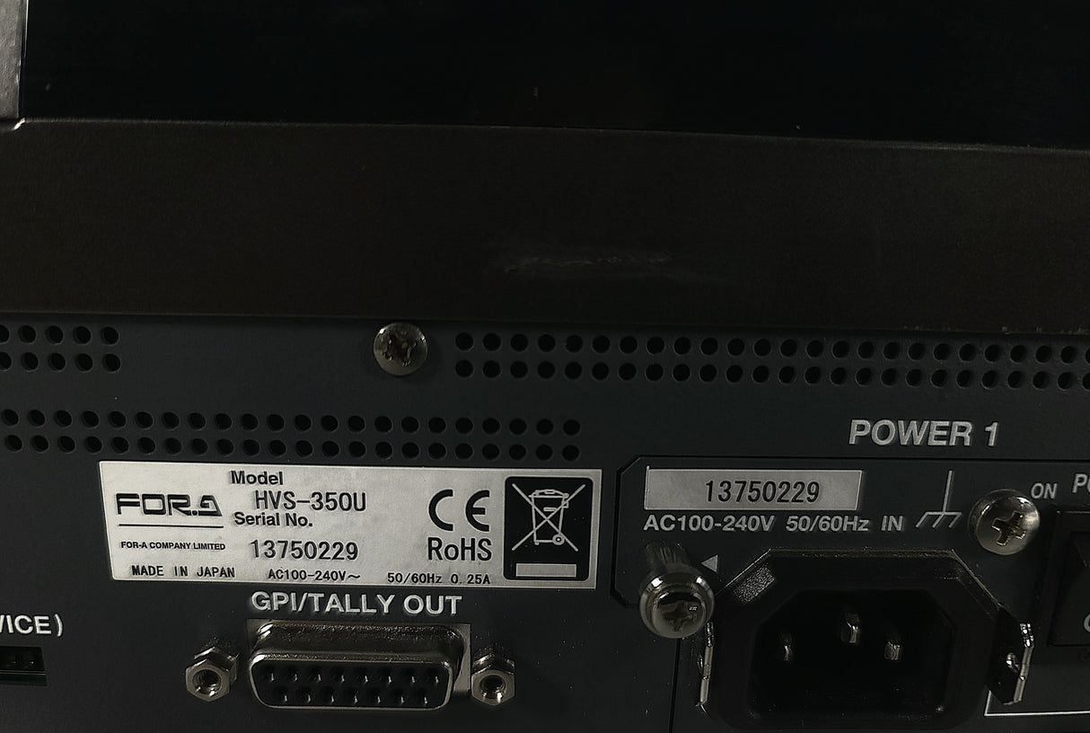 For.A HVS-350U Digital Video Switcher Board w/ For.A HVS-350HS Digital Video Switcher