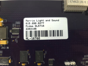 Midas DL571A Audio System Engine DSP Card For Neutron (PCX-DL571a)