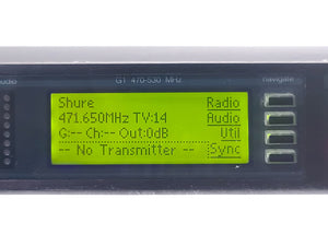 Shure UR4S G1 Wireless Receiver w/ Audio Reference Companding (G1: 470-530 MHz)