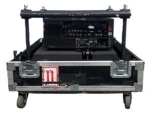 Christie HD10K-M Roadster 1080P 3DLP 10000 Lumen Large Venue Projector (Lamp Hours 511) w/ Accessories In Wheeled Road Case