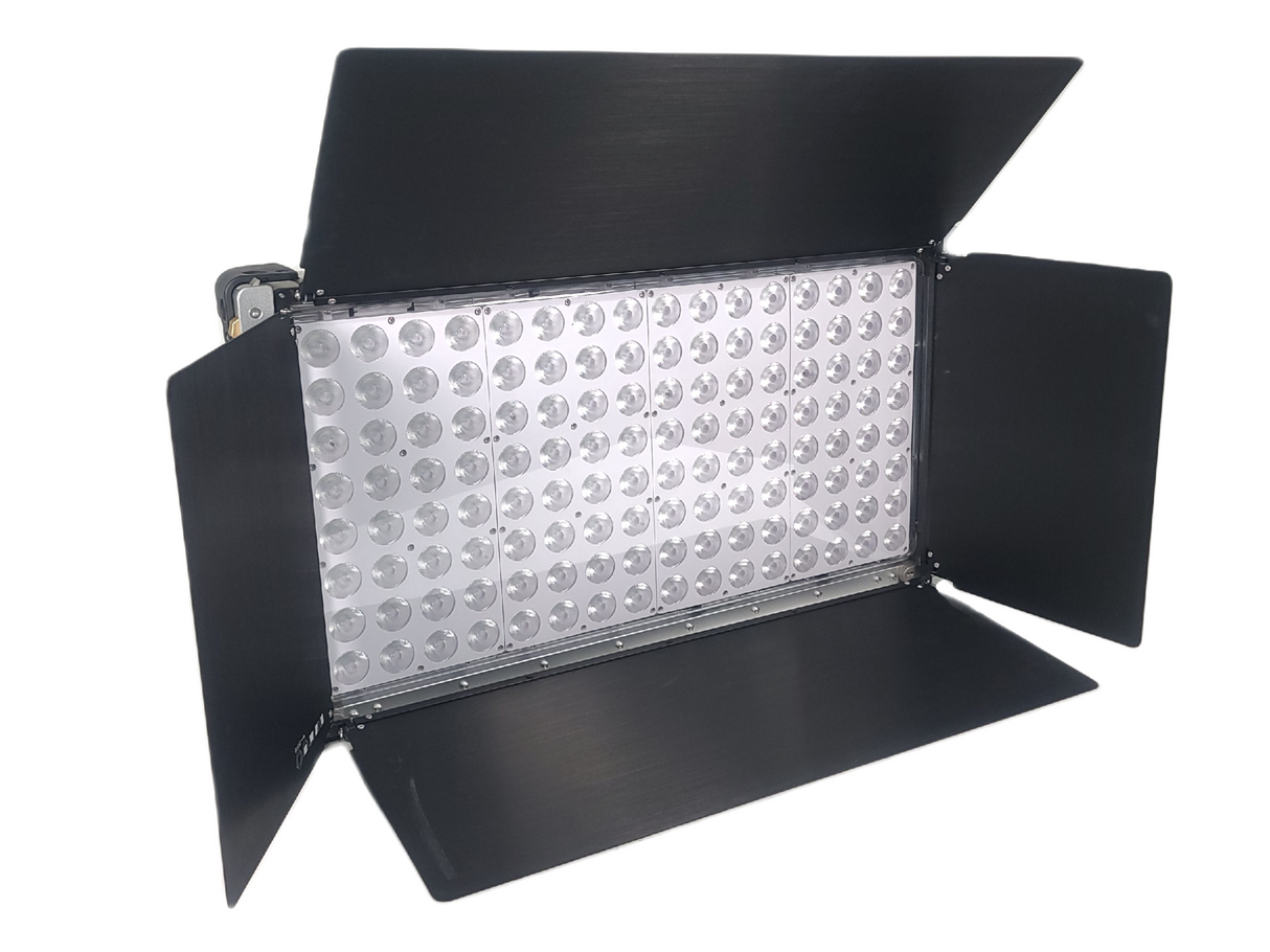 Cream Source Vortex8 2x1 RGBW 650W LED Light w/ Mount, Diffuser, Jumper Cable & Barn Doors
