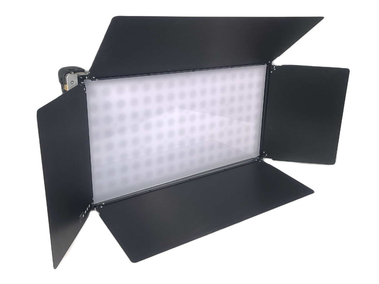 Cream Source Vortex8 2x1 RGBW 650W LED Light w/ Mount, Diffuser, Jumper Cable & Barn Doors