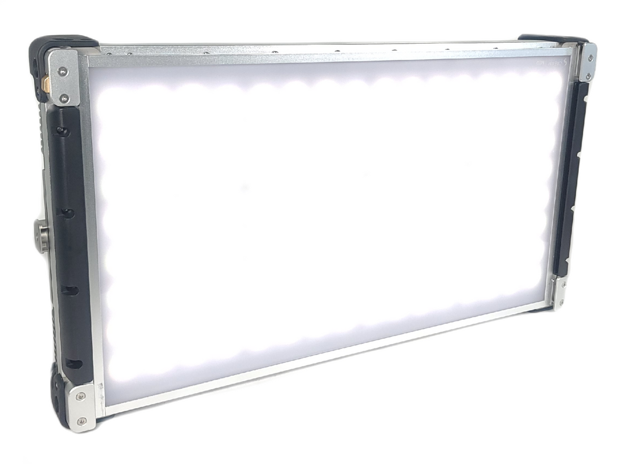 Cream Source Vortex8 2x1 RGBW 650W LED Light w/ Mount, Diffuser, Jumper Cable & Barn Doors