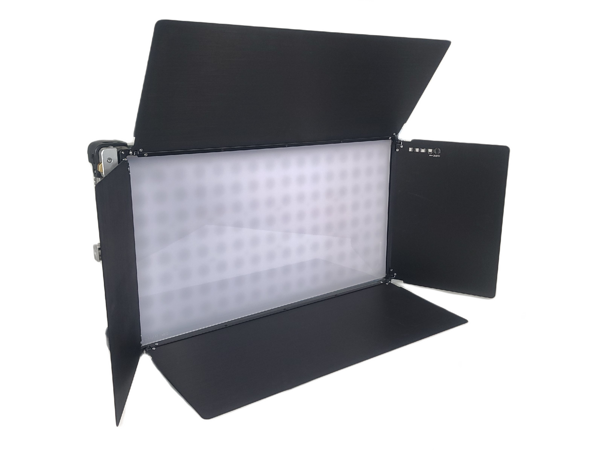Cream Source Vortex8 2x1 RGBW 650W LED Light w/ Mount, Diffuser, Jumper Cable & Barn Doors