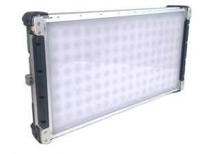 Cream Source Vortex8 2x1 RGBW 650W LED Light w/ Mount, Diffuser, Jumper Cable & Barn Doors