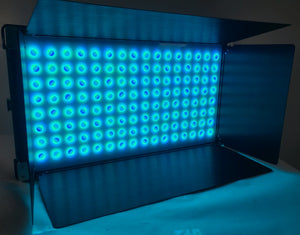 Cream Source Vortex8 2x1 RGBW 650W LED Light w/ Mount, Diffuser, Jumper Cable & Barn Doors