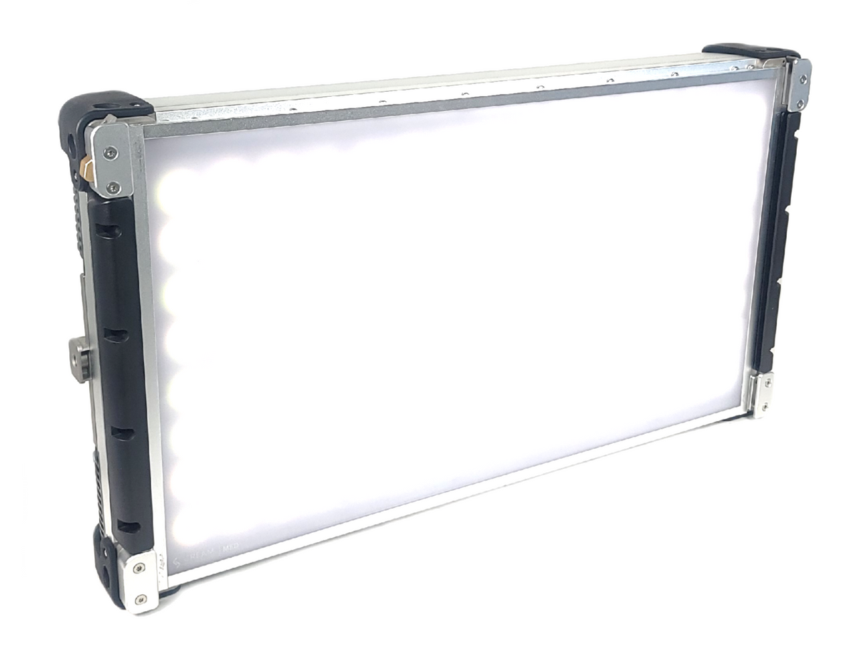 Cream Source Vortex8 2x1 RGBW 650W LED Light w/ Mount, Diffuser, Jumper Cable & Barn Doors