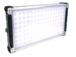 Cream Source Vortex8 2x1 RGBW 650W LED Light w/ Mount, Diffuser, Jumper Cable & Barn Doors