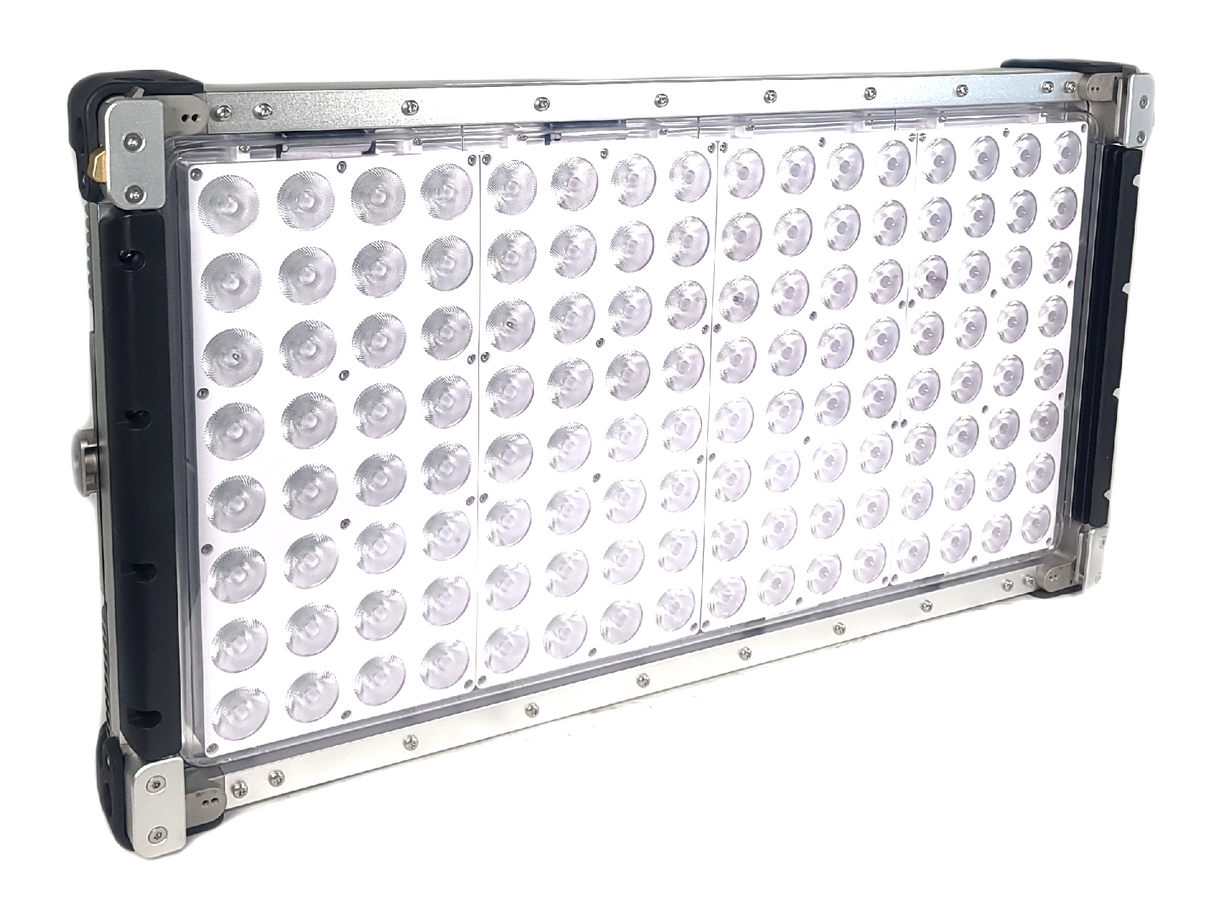Cream Source Vortex8 2x1 RGBW 650W LED Light w/ Mount, Diffuser, Jumper Cable & Barn Doors
