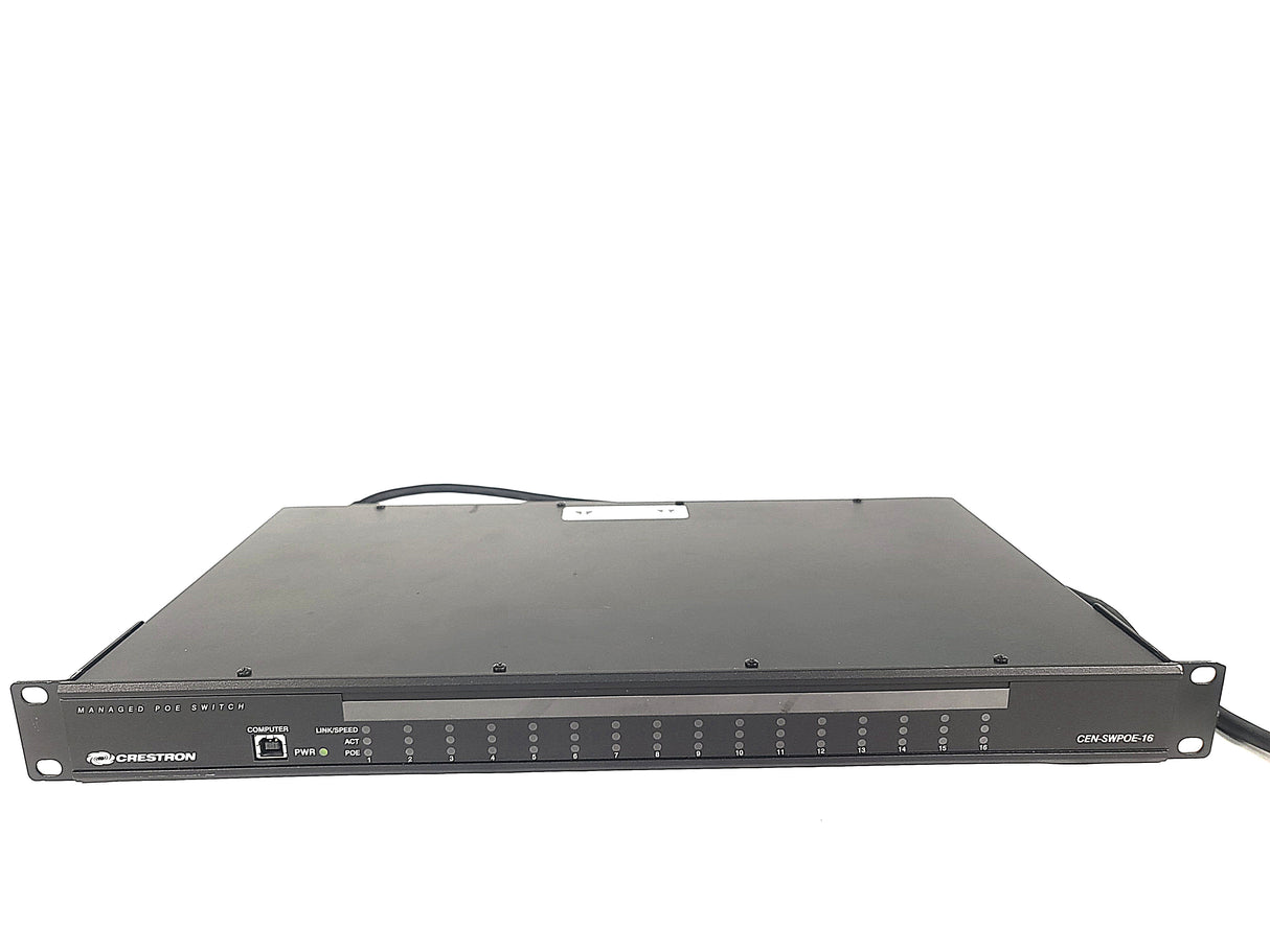 Crestron CEN-SWPOE-16 16-Port Managed PoE Switcher