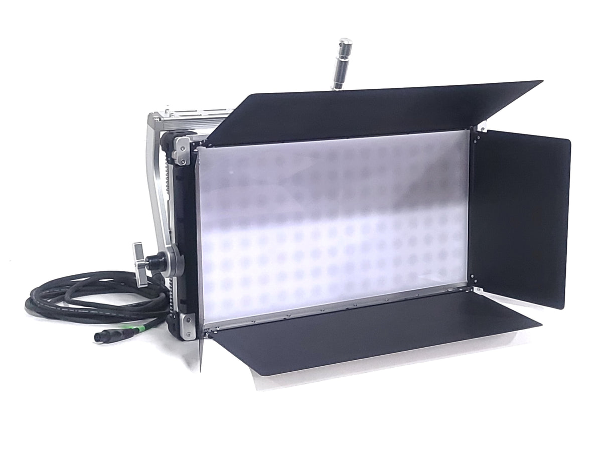 Cream Source Vortex8 2x1 RGBW 650W LED Light w/ Mount, Diffuser, Jumper Cable & Barn Doors