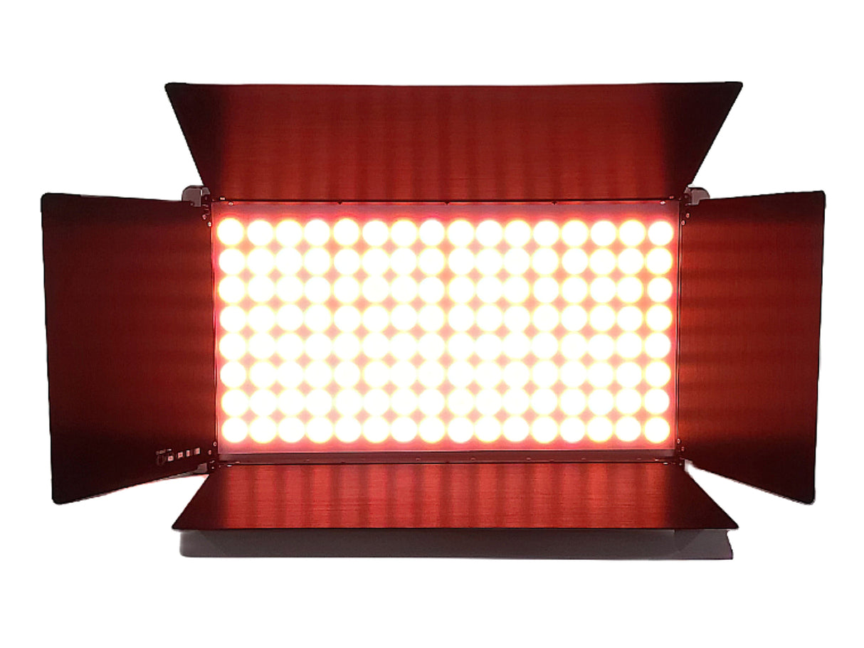 Cream Source Vortex8 2x1 RGBW 650W LED Light w/ Mount, Diffuser, Jumper Cable & Barn Doors