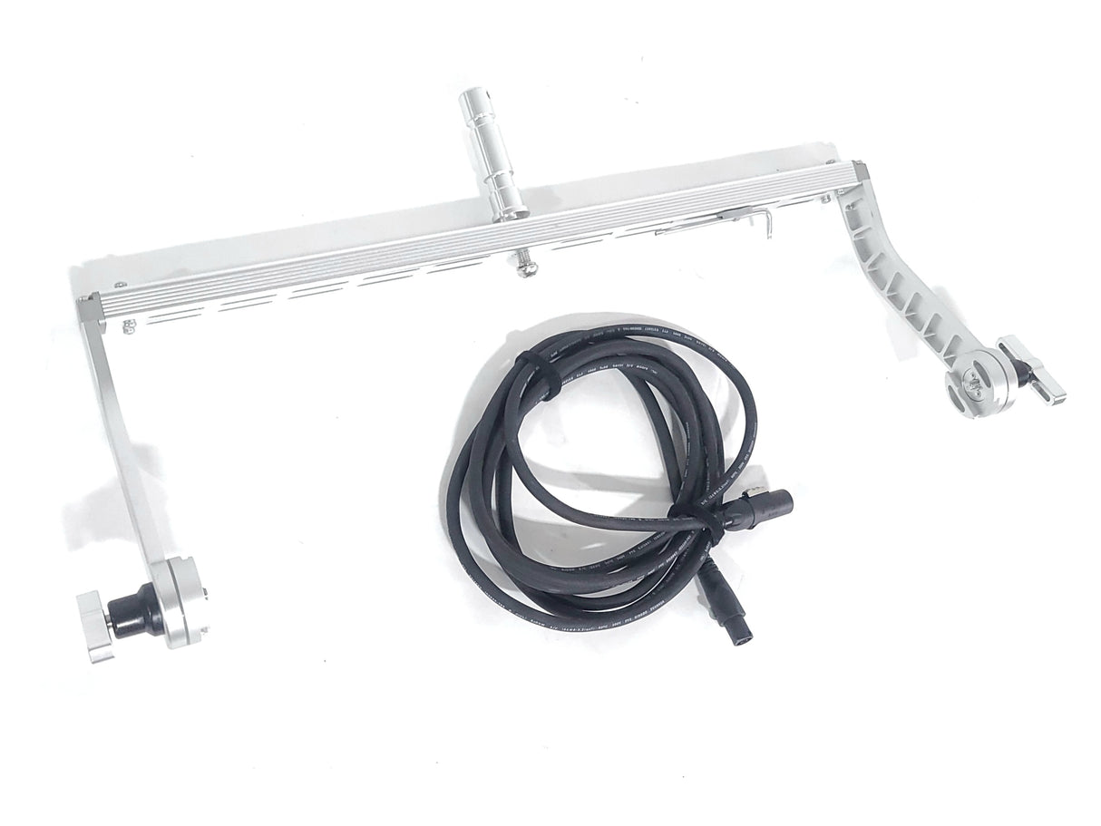 Cream Source Vortex8 2x1 RGBW 650W LED Light w/ Mount, Diffuser, Jumper Cable & Barn Doors