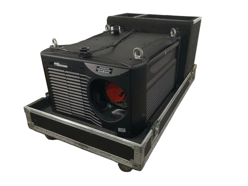 Christie Roadster HD18K 1080 HD 18000 Lumens 3-Chip DLP Digital Projector (Lamp Hours 600) in Wheeled Road Case (NO LENS)