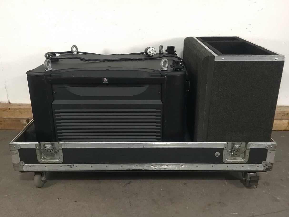 Christie Roadster HD18K 1080 HD 18000 Lumens 3-Chip DLP Digital Projector (Lamp Hours 600) in Wheeled Road Case (NO LENS)