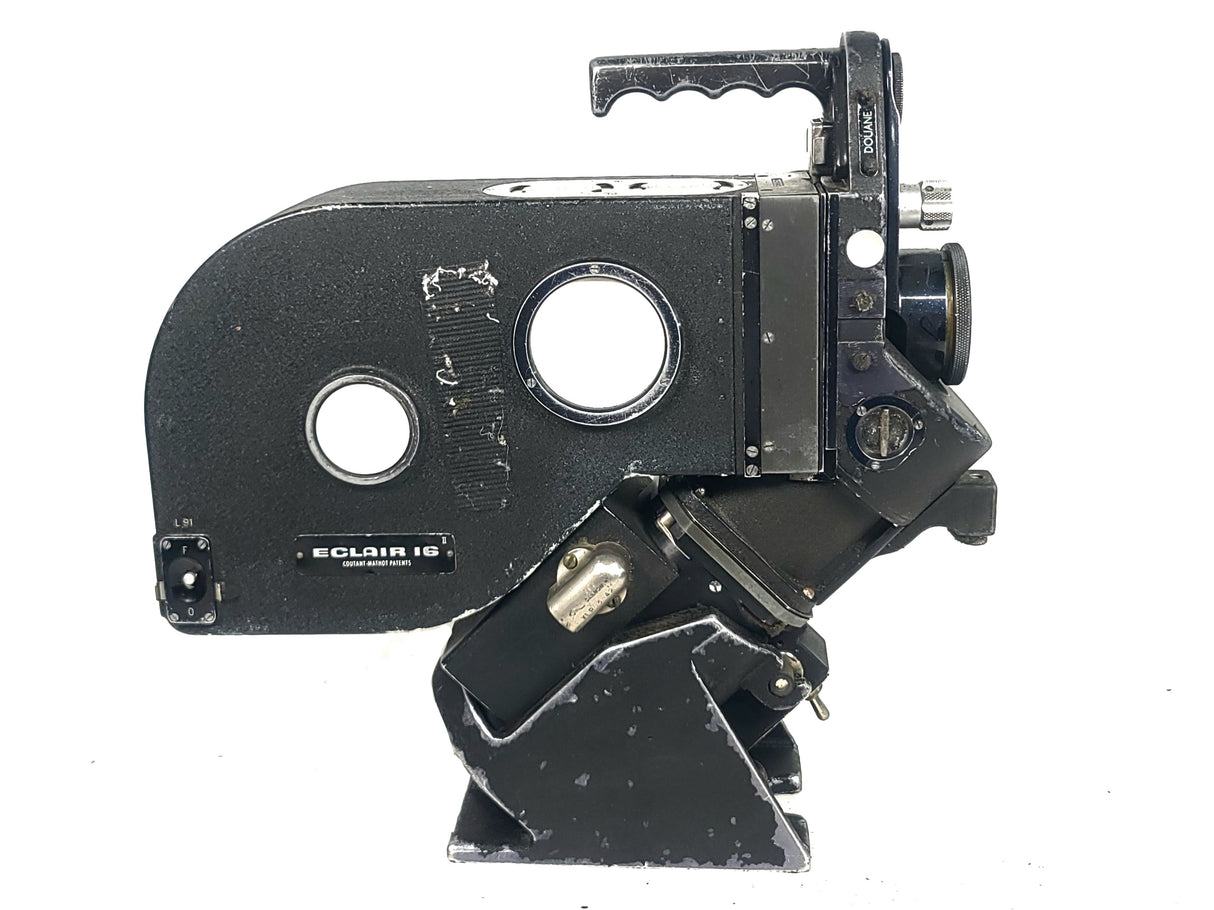 Eclair NPR Regular 16mm Camera with Perfectone Motor w/ Spare Eclair 16 film box, and eye piece