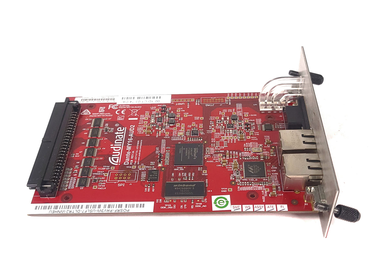 Audinate Dante-MY16-AUD2 I/O Expansion Card for Yamaha Mixers