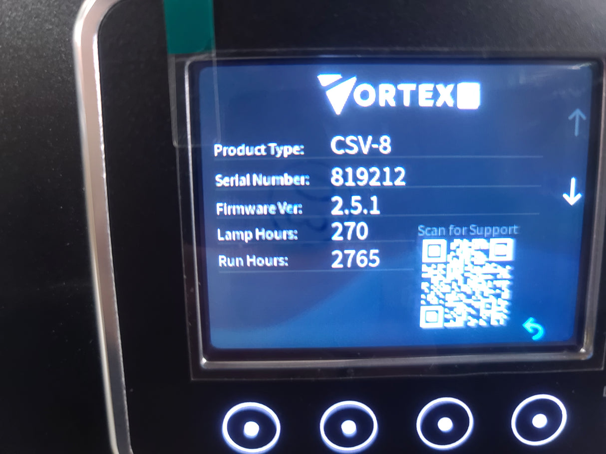 Cream Source Vortex8 2x1 RGBW 650W LED Light w/ Mount, Diffuser, Jumper Cable & Barn Doors